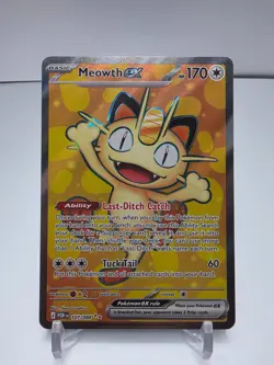 Pokemon Perfect Order Meowth EX 107/088 Full Art NM - Image 1