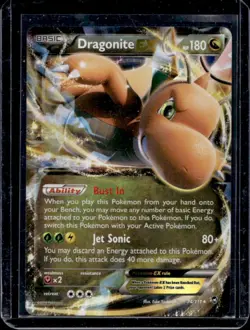 2014 Pokemon XY Furious Fists Dragonite #74 - Image 1