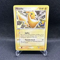 Pokemon TCG Pikachu - 012 (10th Anniversary- Journey Across America) Promo NM - Image 1