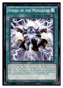 Yugioh Strike of the Monarchs #MP15-EN177 2015 Mega-Tins Mega Pack LP - Image 1