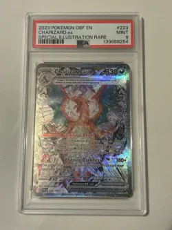 Pokemon TCG Charizard EX 223/197 Obsidian Flames SIR PSA 9 Mint - Image 1