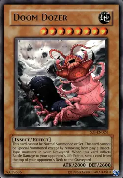 Doom Dozer - Rare SOI-EN024 - NM - YuGiOh - Image 1