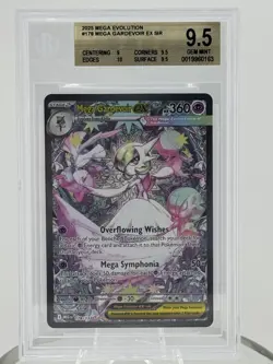 BGS 9.5 Mega Gardevoir EX SIR #178/132 Pokemon Mega Evolution - Image 1