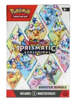 Factory sealed Pokemon TCG Scarlet & Violet Prismatic Evolutions Booster Bundle - Image 1
