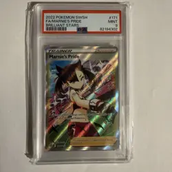 Pokemon Marnie's Pride 171/172 Brilliant Stars Ultra Rare Full Art PSA 9 Holo - Image 1