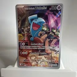 Pokemon tcg SV: Scarlet & Violet Promo Team Rocket's Wobbuffet #203 Black Star - Image 1