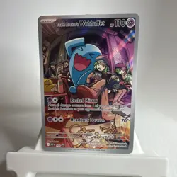Pokemon tcg SV: Scarlet & Violet Promo Team Rocket's Wobbuffet #203 Black Star - Image 2