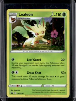 2019-2023 Pokemon SWSH Black Star Promos Leafeon Holo #SWSH191 - Image 1