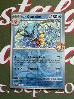 Pokemon Mistys Gyarados 049/182 Reverse Holo Destined Rivals Series Pack Fresh - Image 1