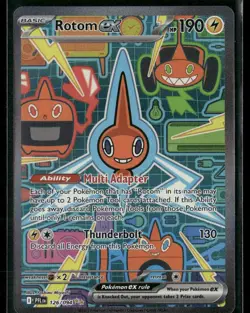2025 Pokemon Phantasmal Flames Rotom EX #126/094 Special Illustration - Image 1