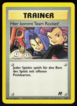 Here Comes Team Rocket! 71/82 Rare Team Rocket Pokemon Unlimited MP - Image 1