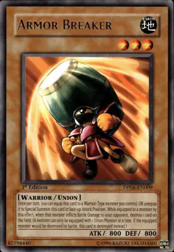 Armor Breaker - Rare 1st Edition DP06-EN009 - LP - YuGiOh - Image 1
