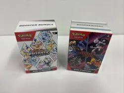 Pokemon Scarlet & Violet Prismatic Evolutions & Destined Rivals Bundle Box X2 - Image 1