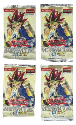 Lot of (4) Yu-Gi-Oh Ancient Sanctuary 1st Edition English Booster Packs - Image 1