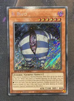 Yugioh - IL BLUD - Holographic Secret Rare 1st Edition - Image 1