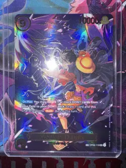 Monkey.D.Luffy - OP09-119 (SP) OP13 Carrying On His Will Foil Alt Art Card - Image 1