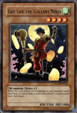 Goe Goe The Gallant Ninja - Rare FOTB-EN024 - LP - YuGiOh - Image 1