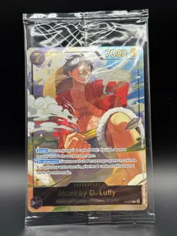 5x Luffy P-075 Foil Gold – Exclusive Japan Expo 2025 FR – Sealed - One Piece Tcg - Image 3