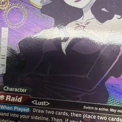 Union Arena Fullmetal Alchemist Lust UE09BT/FMA-1-090 SR* Foil - NM - Image 3