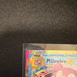 Pokemon TCG M Slowbro EX Mega Ultra Rare Holo 27/108 Evolutions Water Card - Image 4