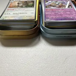 3 Pokemon Tins Lot – 225 Cards + 4 Ultra Rare + 46 Holos – Great Gift! - Image 4