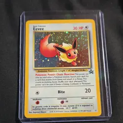 Pokemon Eevee Wotc Promo 11/53 Holo Promo 2000 Basic 30 HP Card - Image 1