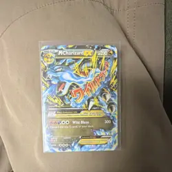 M Charizard EX Ultra Rare Full Art Mega Evolution Holo Pokemon Card 69/106 - Image 1