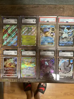Graded Pokemon Card Lot 10 Slabs Pictured PSA & CGC - Image 1