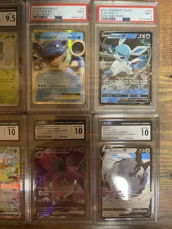 Graded Pokemon Card Lot 10 Slabs Pictured PSA & CGC - Image 3