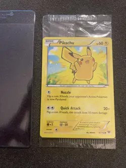 Pokemon Card - Pikachu XY 42/146 - Holo - Movie Promo - Factory Sealed - Image 1