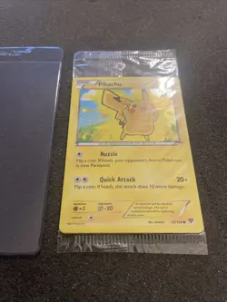 Pokemon Card - Pikachu XY 42/146 - Holo - Movie Promo - Factory Sealed - Image 2