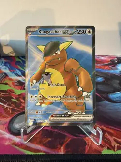 Pokemon Kangaskhan EX Holo Card 190/165 Scarlet & Violet 151 Ultra Rare Full Art - Image 1