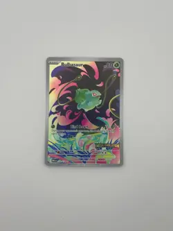 Bulbasaur 133/132 English Mega Evolutions Stamped Promo Card NM *Read Desc* - Image 1