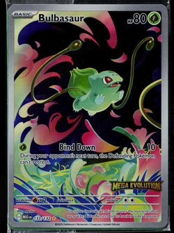 Bulbasaur- (Mega Evolution Stamped) 133/132 holo SEALED! MISCALENIOUS CARDS - Image 1