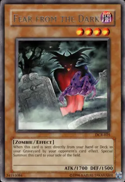 Fear From The Dark - Rare DCR-025 - LP - YuGiOh - Image 1