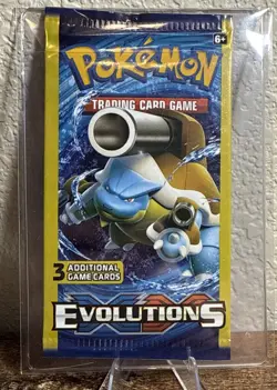2016 POKEMON XY EVOLUTIONS 3 Card Mini Booster Packs Pack Blastiose Art - Image 1