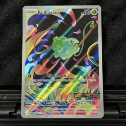 Pokemon Cards Bulbasaur 133/132 Mega Evolution STAMPED Illustration Rare NM - Image 1