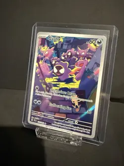Pokemon TCG Gastly Illustration Rare IR Holo Card - 177/162 - Image 4