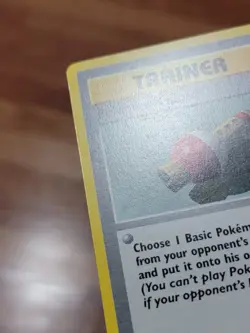 LP* Pokemon Cards: Base Set 1st Edition Uncommon: Pokemon Flute 86/102 Trainer - Image 3
