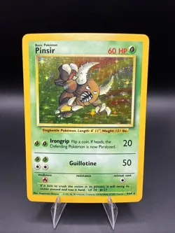Pinsir 9/64 Jungle Holo Rare - No Symbol Error - Vintage WOTC Pokemon Card - Image 1