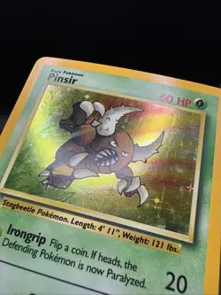 Pinsir 9/64 Jungle Holo Rare - No Symbol Error - Vintage WOTC Pokemon Card - Image 2