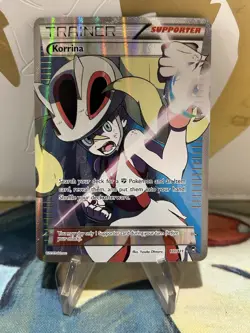 Korrina 111/111 Pokemon Furious Fists XY Full Art Ultra Rare Card NM - Image 1