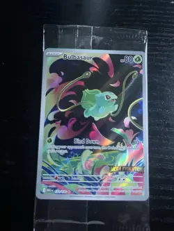 Pokemon TCG Bulbasaur MEGA Evolution STAMPED Holo Rare Card 133/132 - Image 2