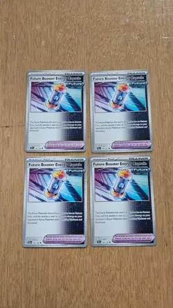 x4 Future Booster Energy Capsule 149/162 Pokemon Card TCG Playset - Image 1