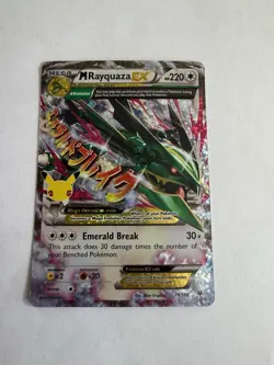 Pokemon M Rayquaza EX Roaring Skies Ultra Rare Holo Card 76/108 MP - Image 2
