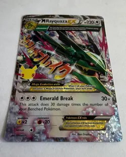 Pokemon M Rayquaza EX Roaring Skies Ultra Rare Holo Card 76/108 MP - Image 3