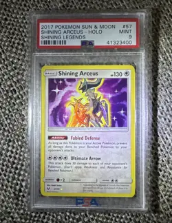 Shining Arceus 57/73 PSA 9 Holo Shining Legends Pokemon Card 🔥🔥 - Image 1