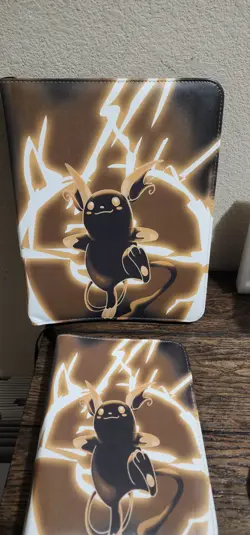 Raichu 9 Pocket And 4 Pocket Trading Card Binders 900 And 480 Cards Binders - Image 1