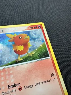 Pokemon Torchic #017 Holo Rare Black Star Promo TCG Card - LP - SWIRL - Image 4