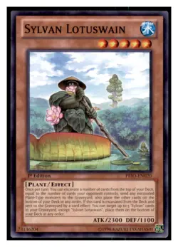 Yugioh Sylvan Lotuswain #PRIO-EN020 Primal Origin LP - Image 1